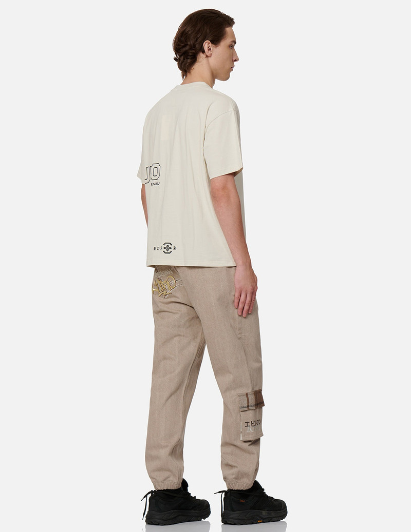 Plaid Flannel Pocket Jogger Jeans 4