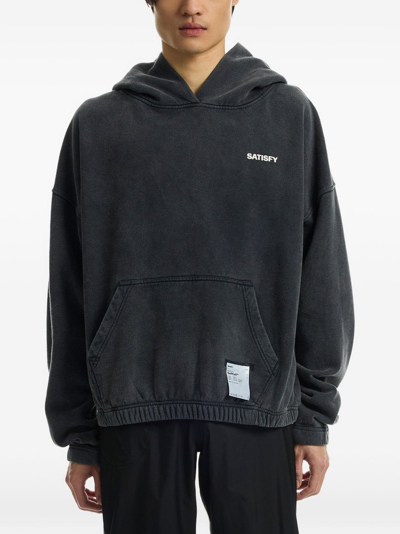 logo-detail hooded sweatshirt 1