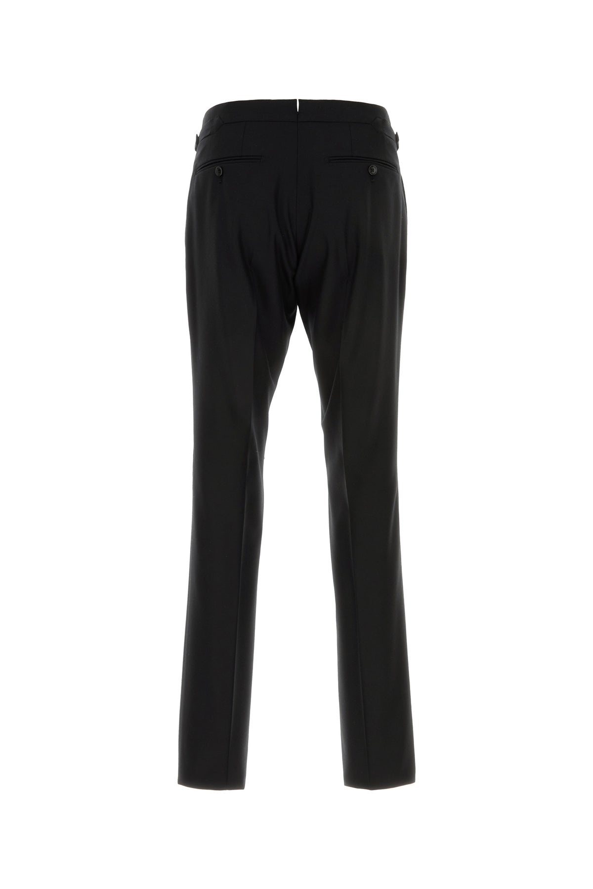 Black stretch wool pant - 2