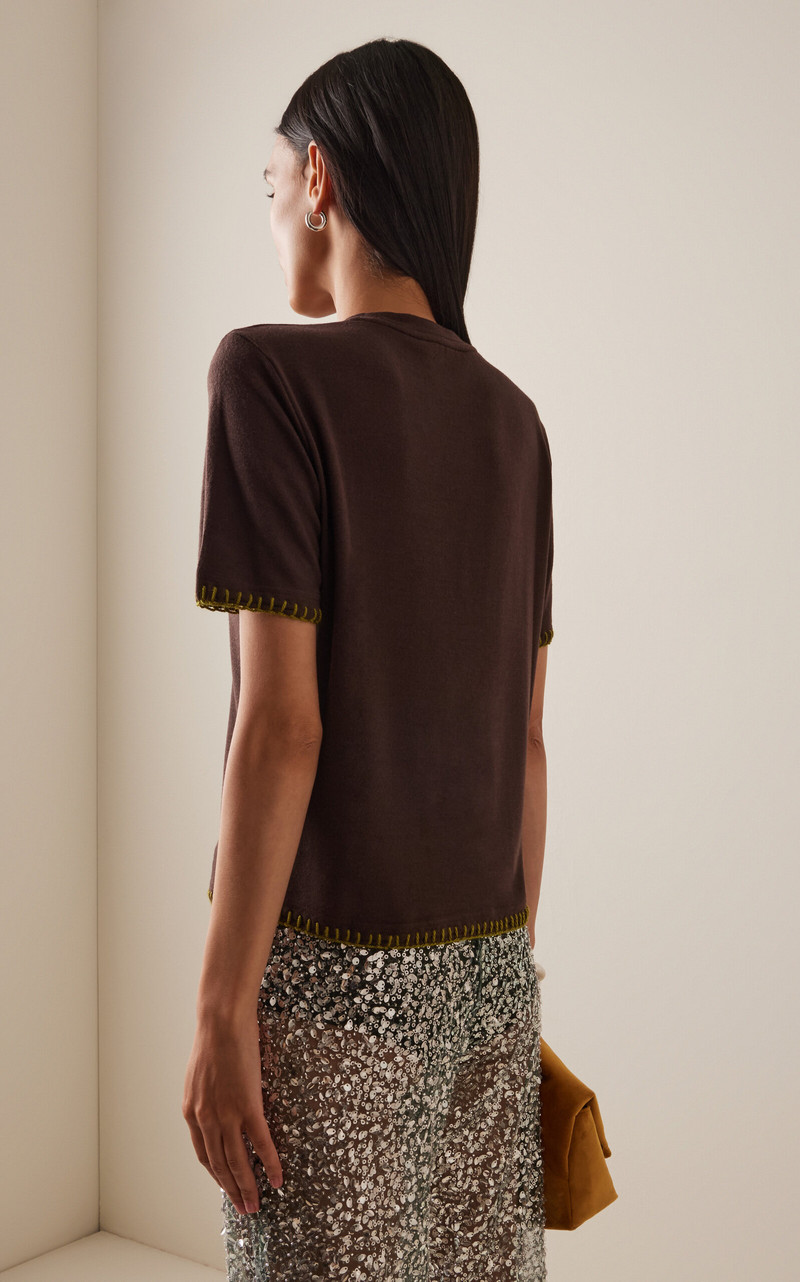 Demures Knit T-Shirt brown 4