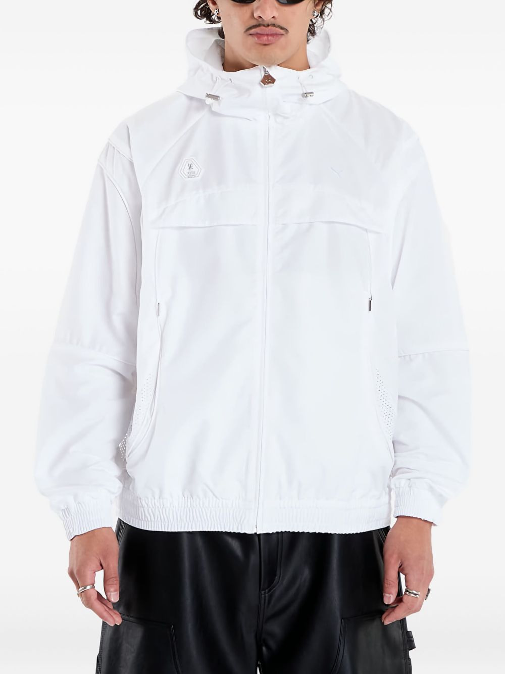 x Skepta hoodie mesh-panel jacket - 3