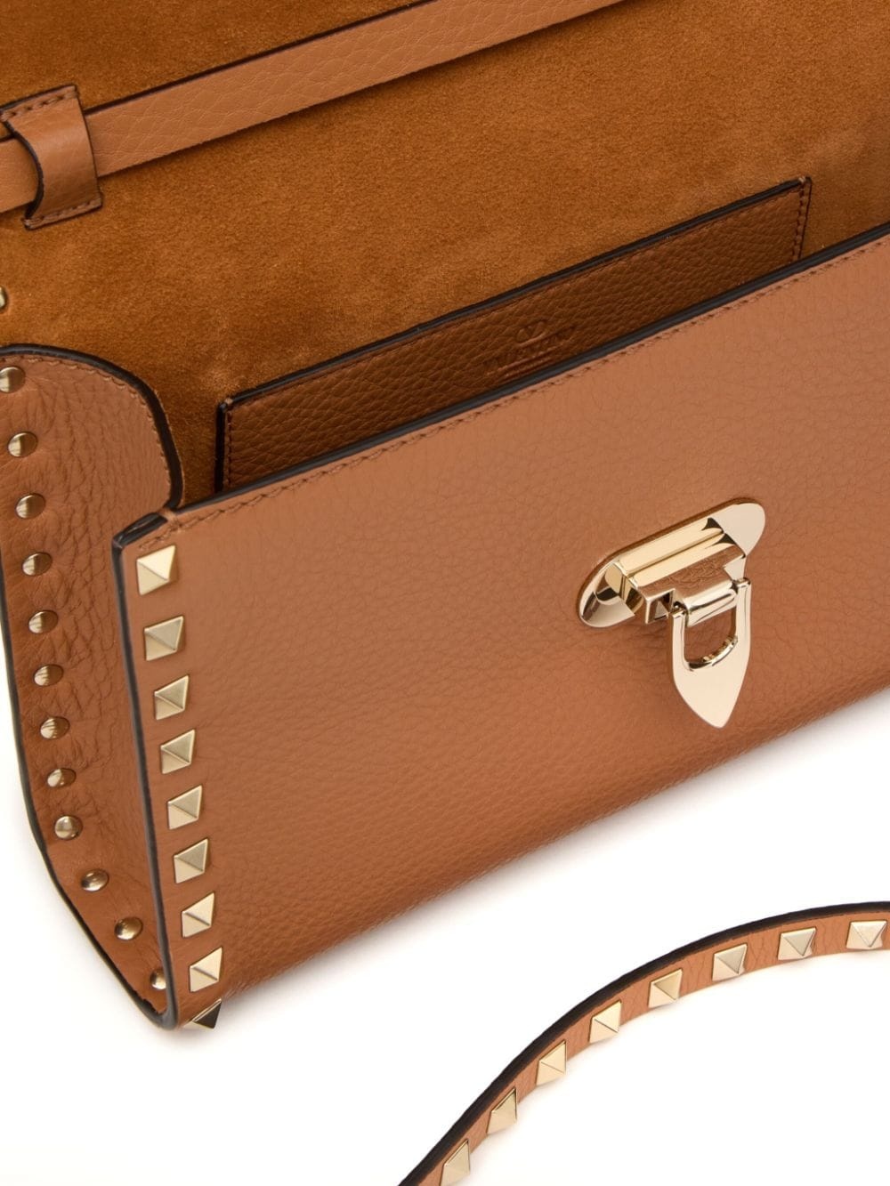 Rockstud leather shoulder bag - 4
