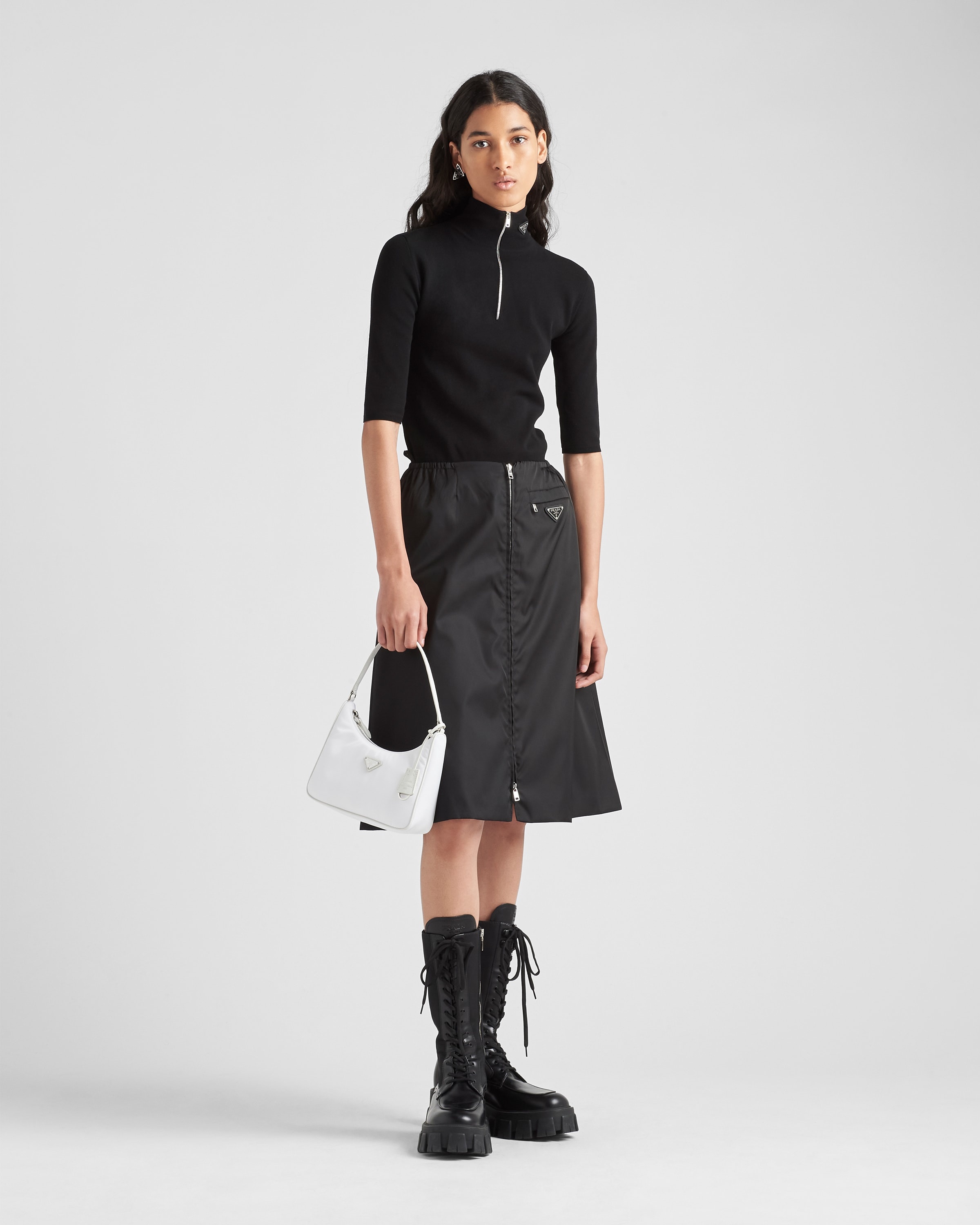 Wool and viscose turtleneck sweater - 2