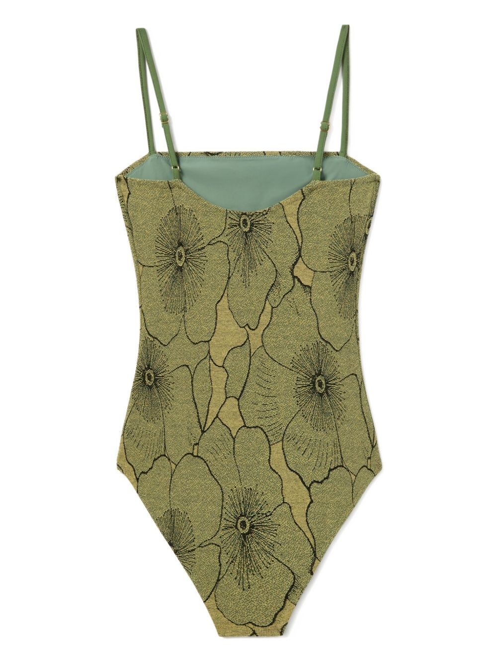 floral-print swimsuit - 5