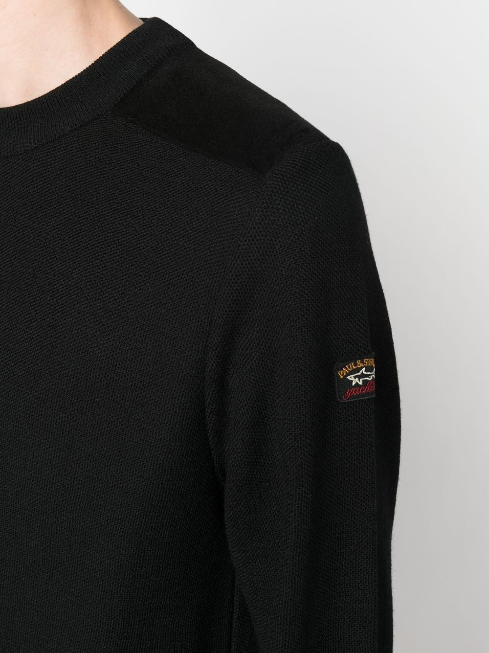 round-neck knitted jumper - 5