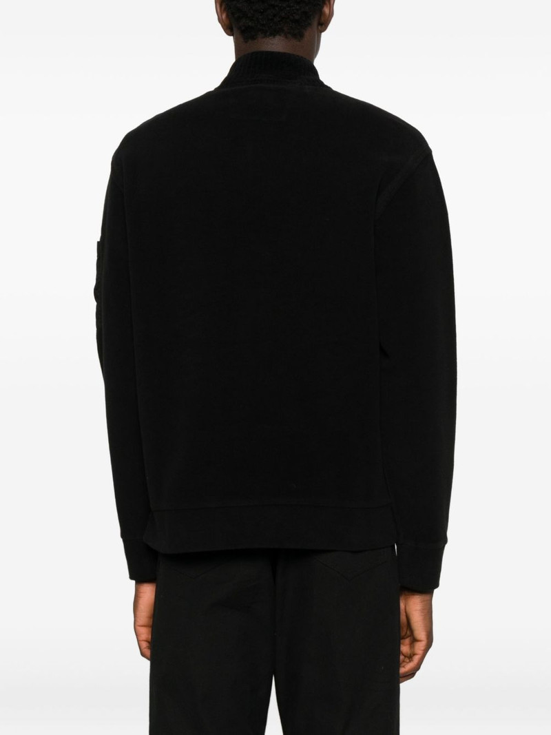 Lens-detail half-zip sweater 4