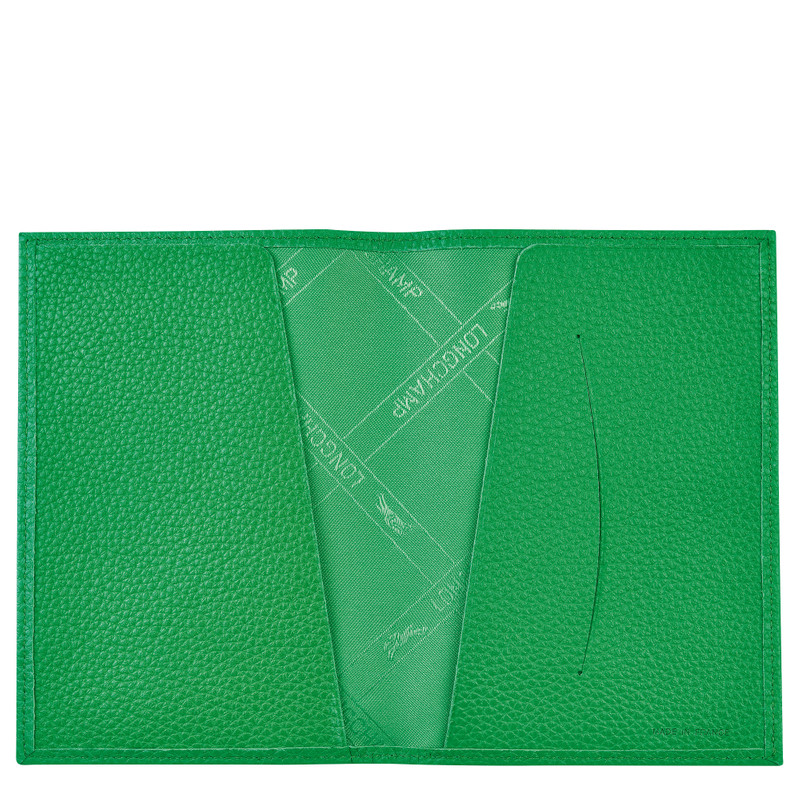 Longchamp Le Foulonné Passport cover Lawn - Leather outlook