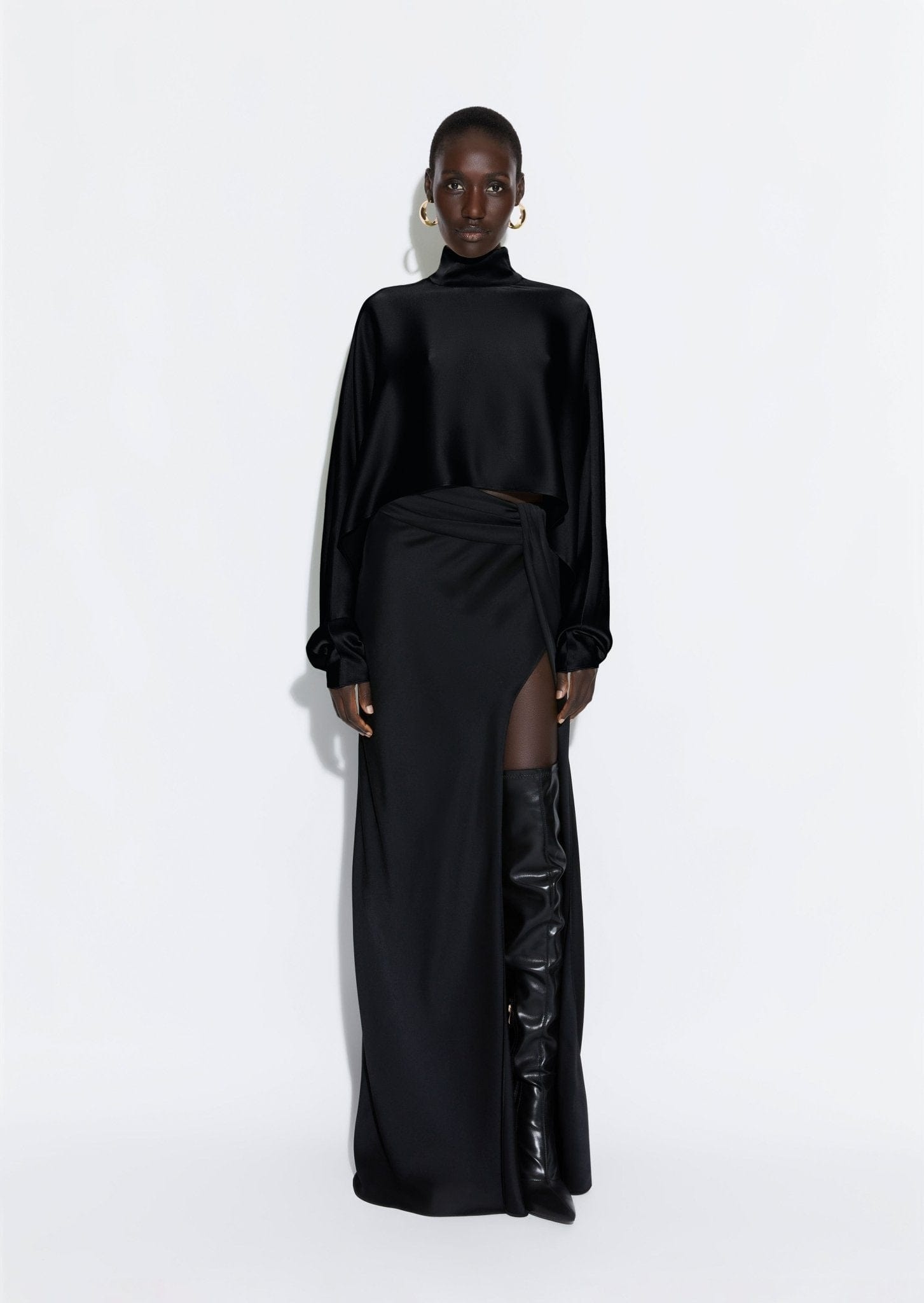 Satin Caftan Top - 2