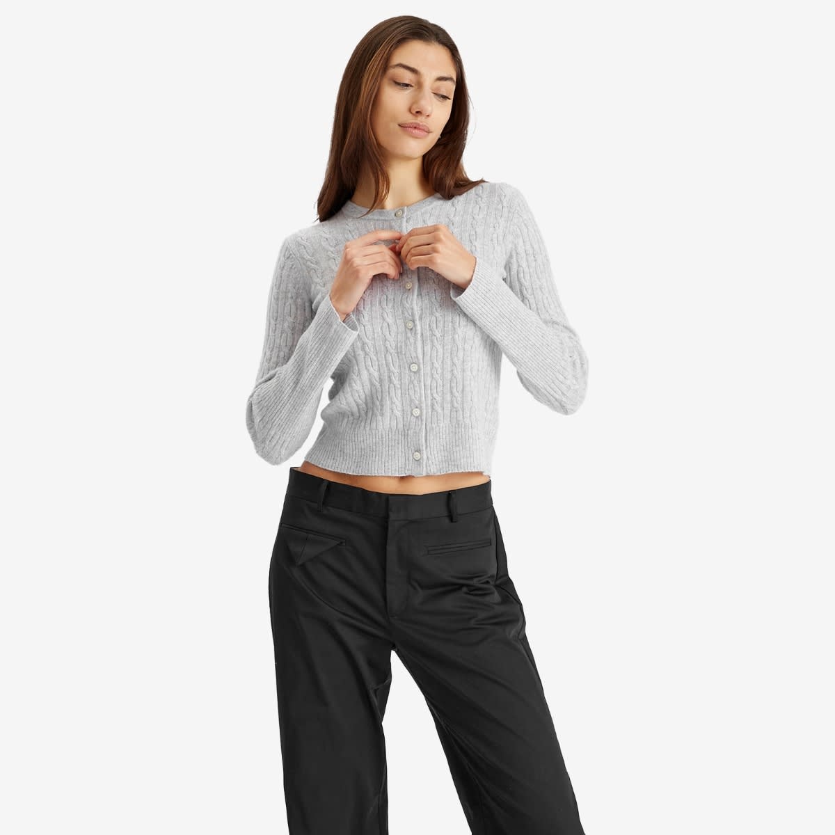 GUEST IN RESIDENCE Jane Cable Cardigan in Cashmere - 5