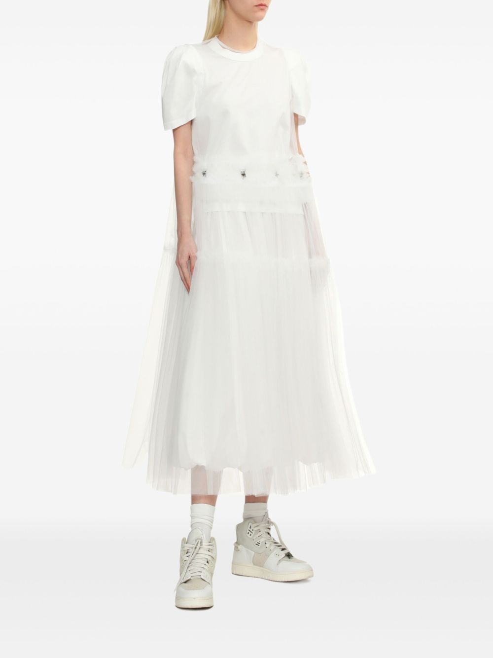 puff-sleeve T-shirt - 2
