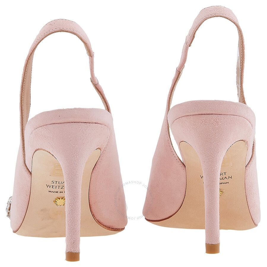 Stuart Weitzman Crystal Fleur 85 Pumps - 4