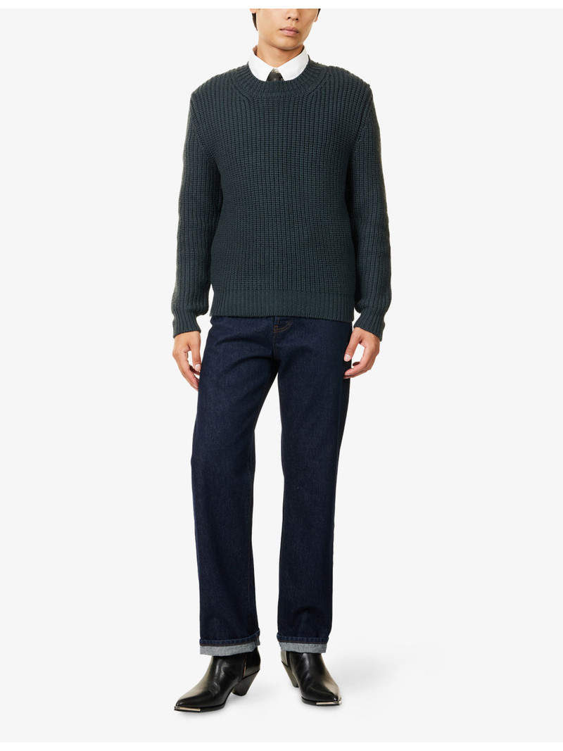 TOM FORD Crewneck Knitted Wool Cashmere Blend Jumper outlook
