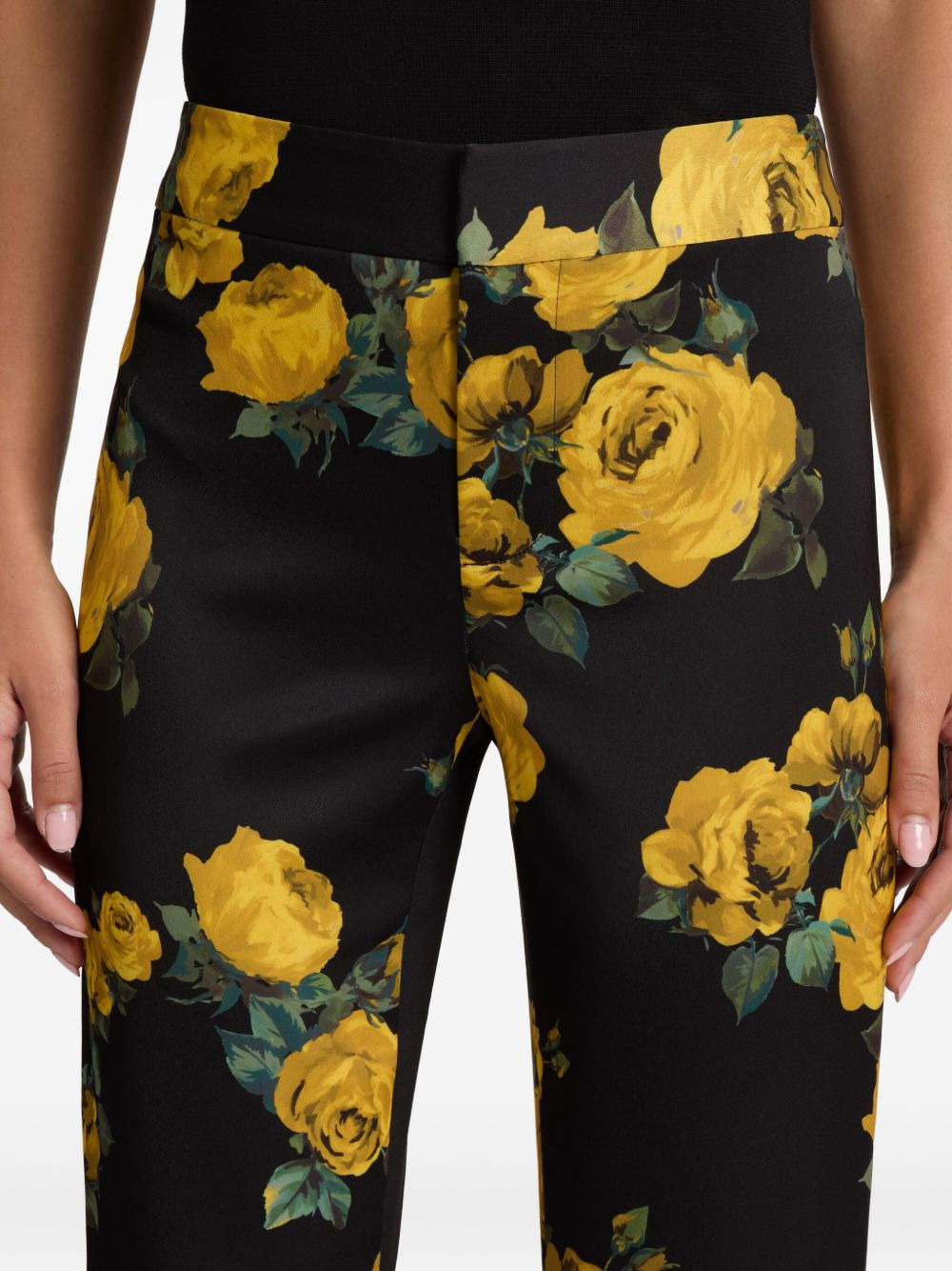Livi rose-print trousers - 5