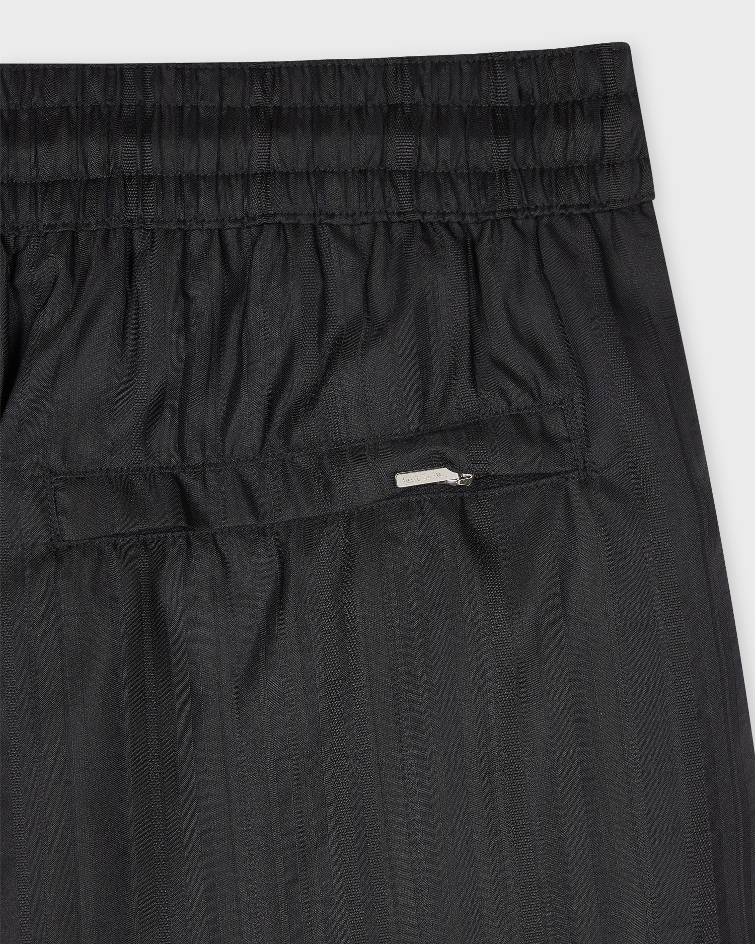 Black Tonal 'Shadow Stripe' Swim Shorts - 2