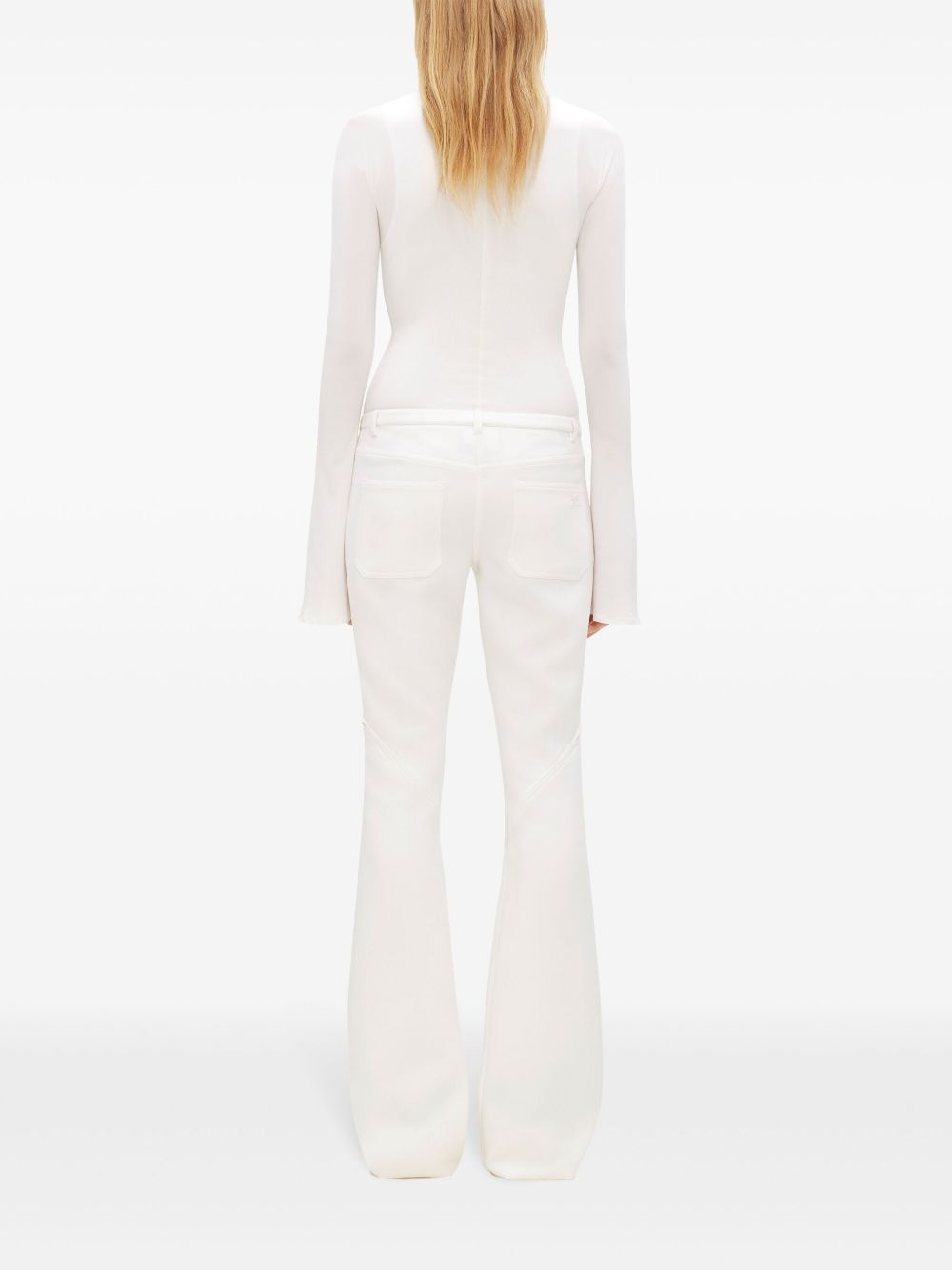 Ellipse zipped twill trousers - 4