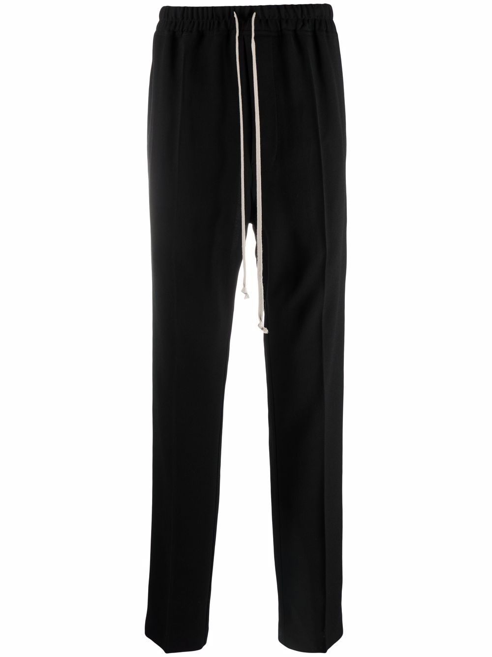 drawstring-fastening tailored trousers - 1