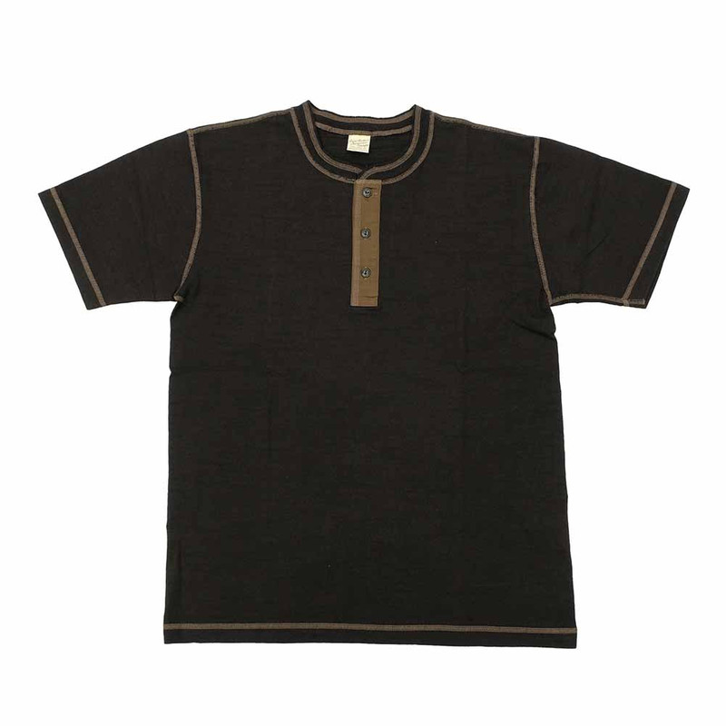 Buzz Rickson's SLUB YARN HENLEY NECK T-SHIRT - BR79192 outlook