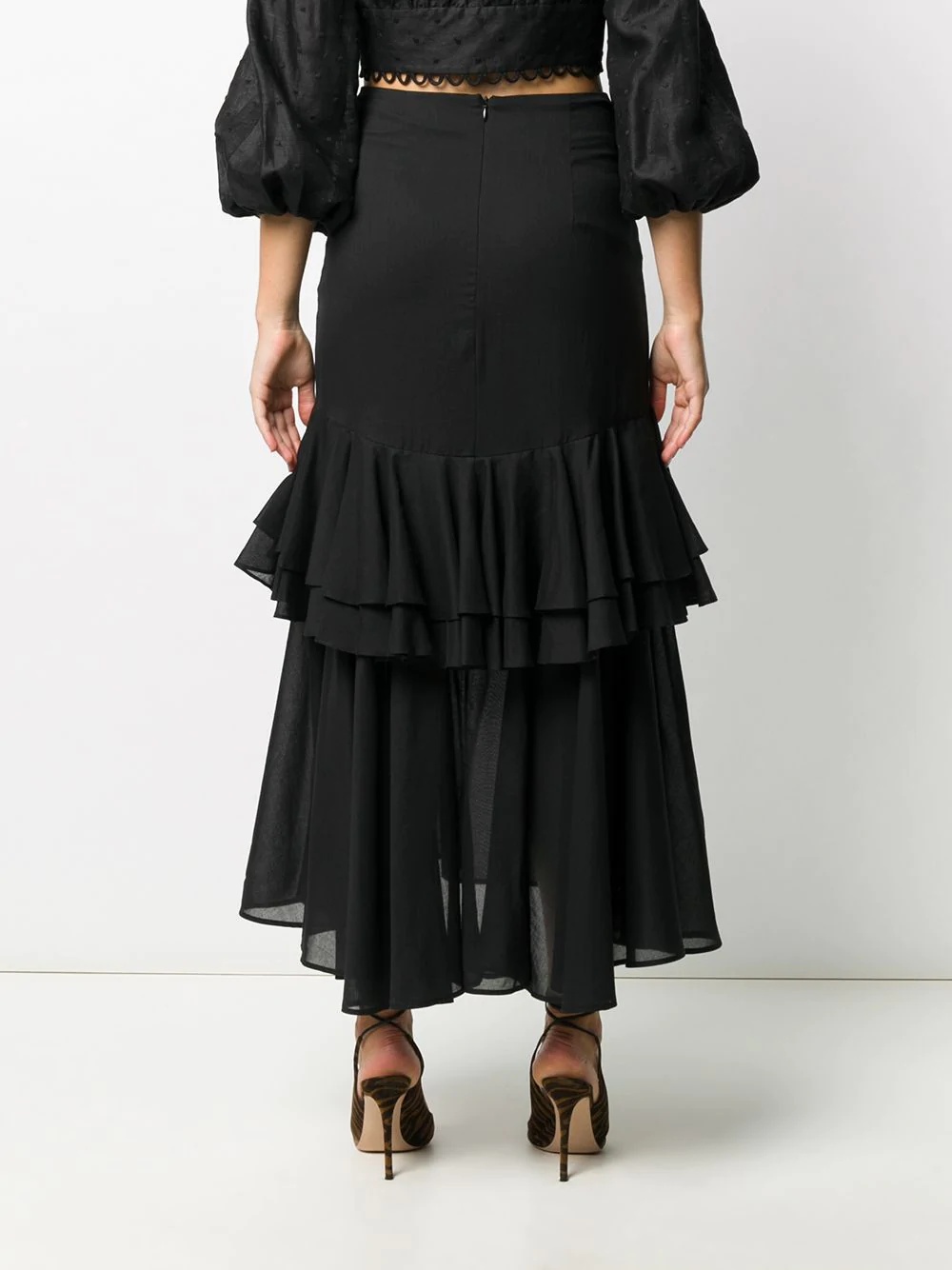 Coja ruffled midi skirt - 4