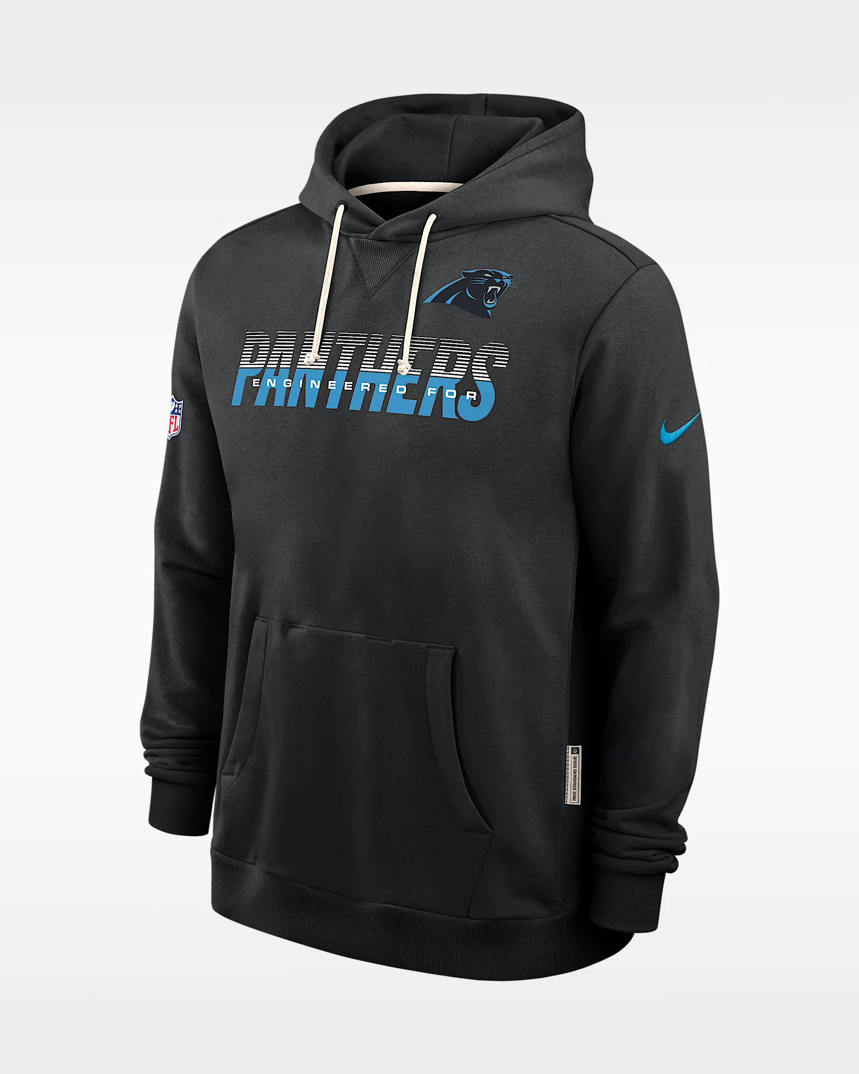 Carolina Panthers Sideline Standard Issue Men's Nike Dri-FIT NFL Pullover Hoodie - 1