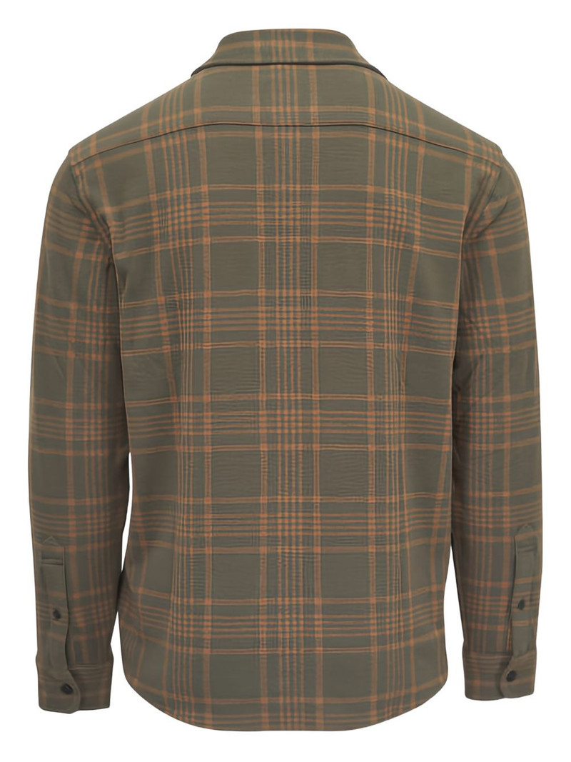 FAHERTY flap-pocket checked shirt outlook