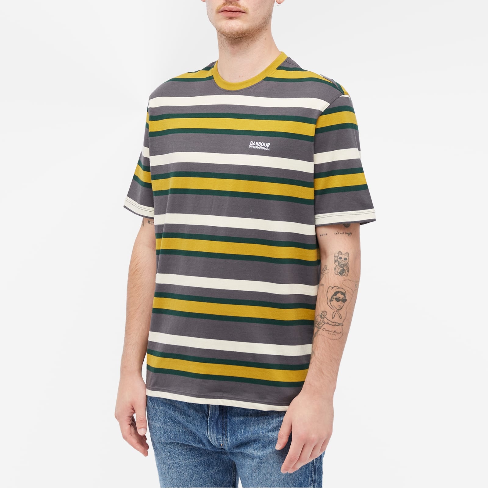 Barbour International Gauge Stripe T-Shirt - 2