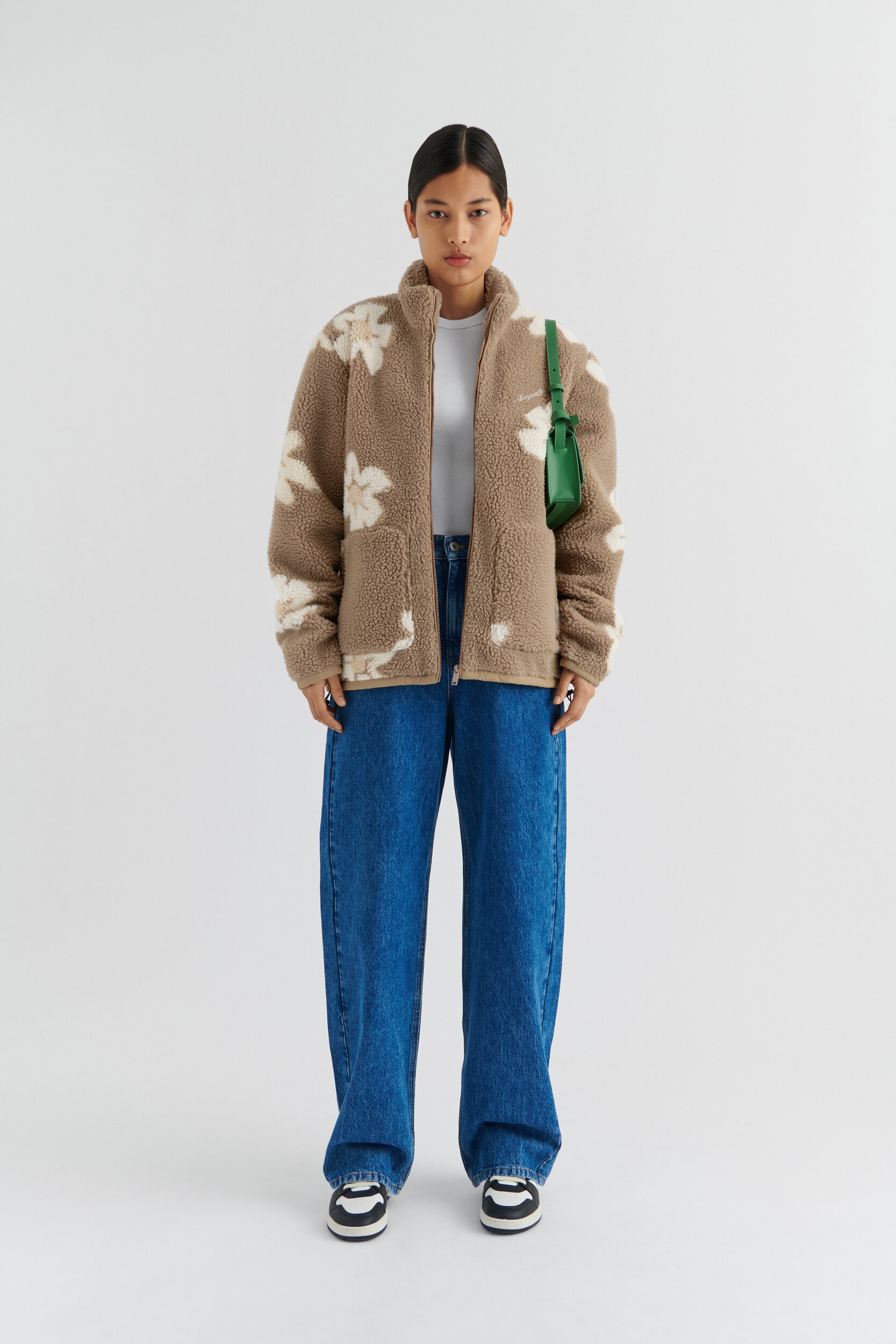 Axel Arigato Billie Flower Fleece Jacket | REVERSIBLE