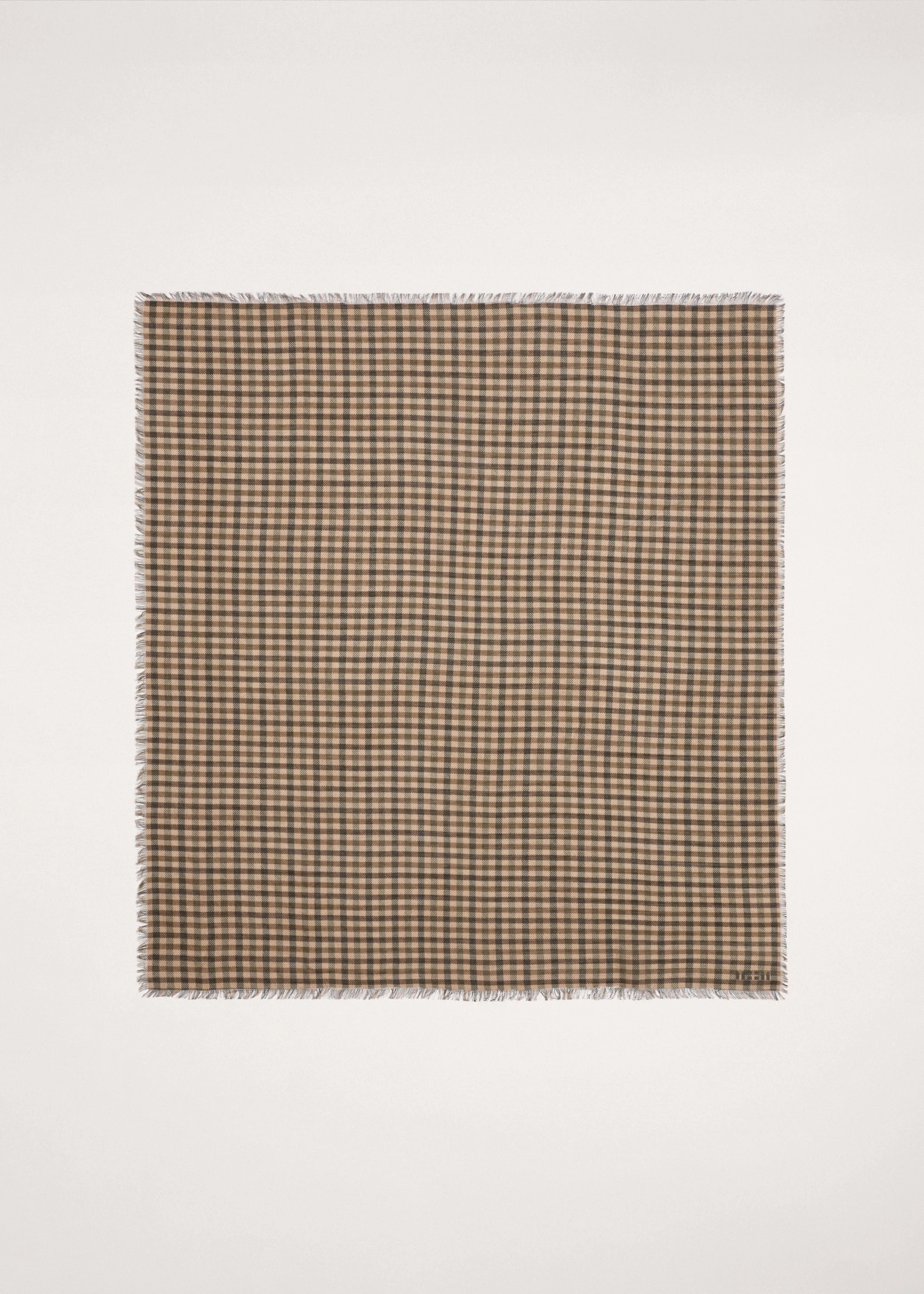 Check Scarf - 1