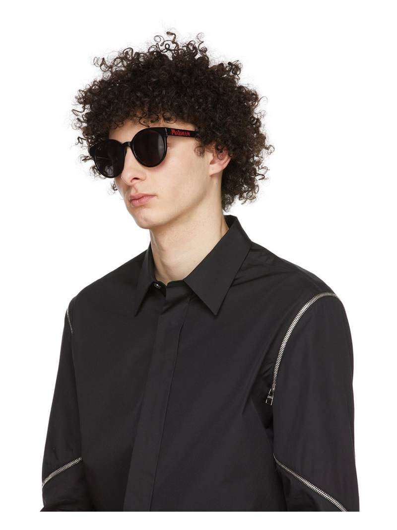 Black Round Sunglasses 4