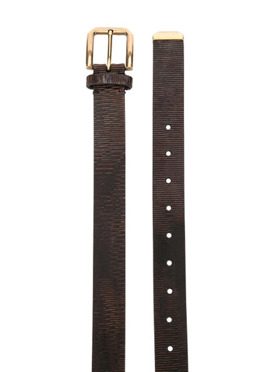 Brunello Cucinelli textured belt outlook