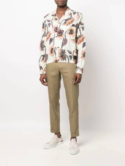 Paul Smith pressed-crease four-pocket tailored trousers outlook