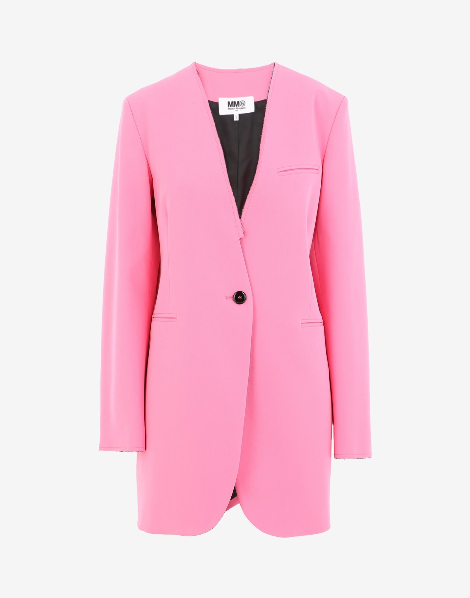 Collarless blazer - 1