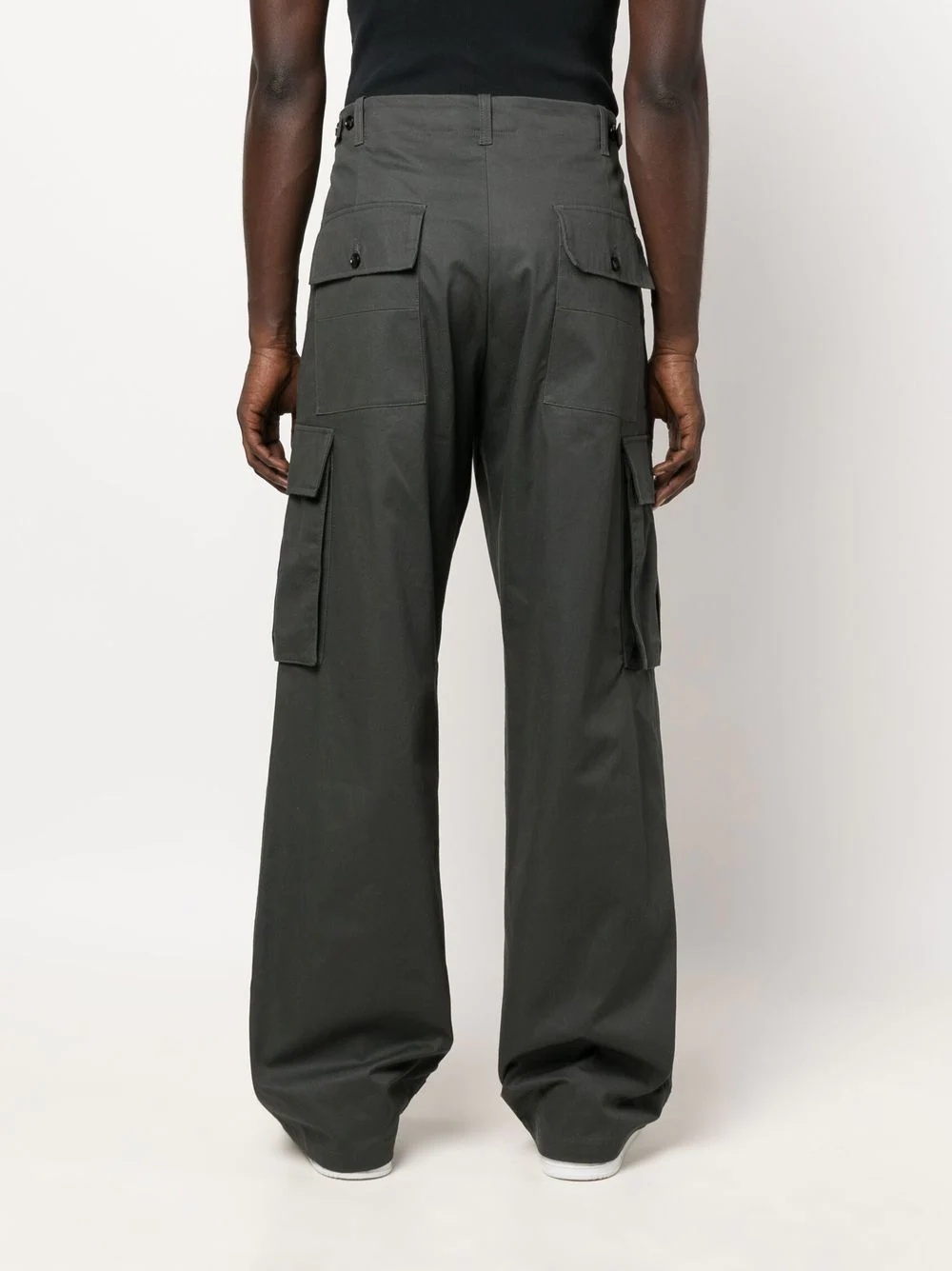 logo-print cargo trousers - 4