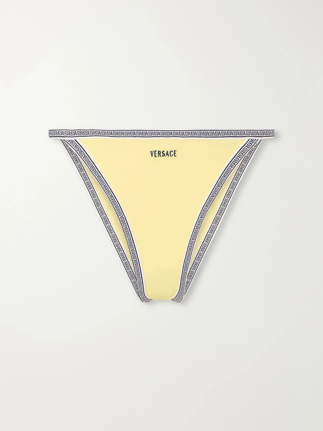 Greca-printed Bikini Bottom - 1
