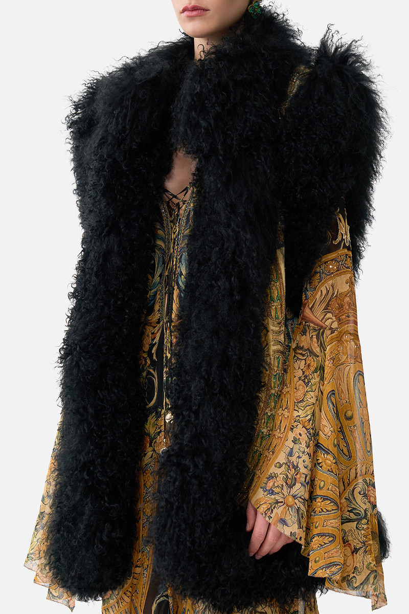 OVERSIZED SHEARLING GILET 5