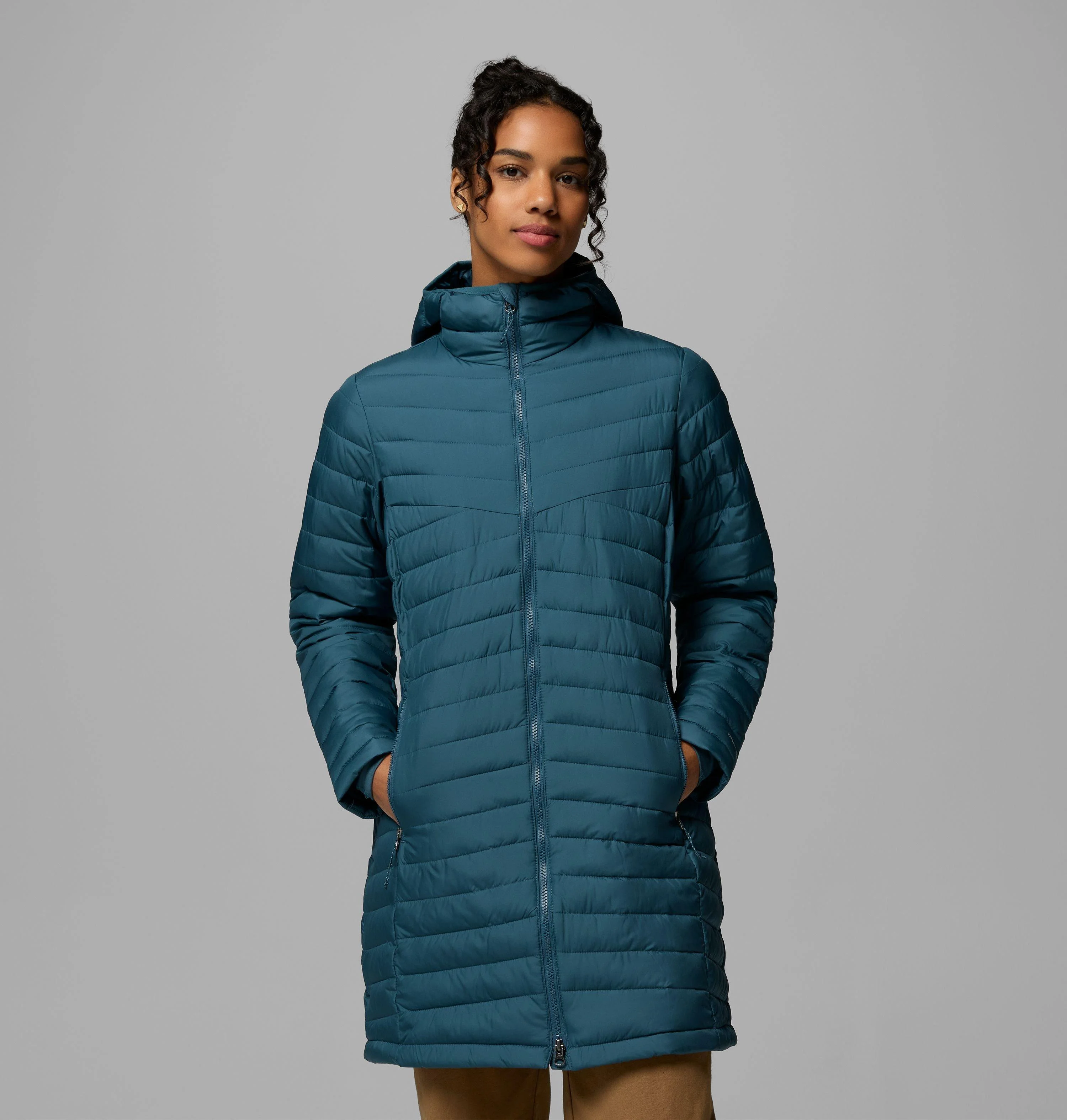Women's White Out 1.0 Mid Hooded Jacket - 1