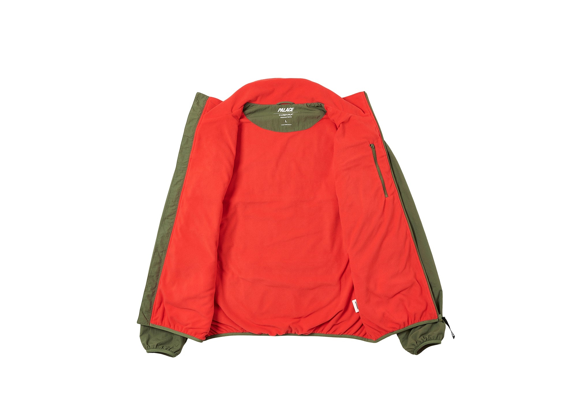 PALACE CORDURA RS ZIP OFF JACKET OLIVE | REVERSIBLE