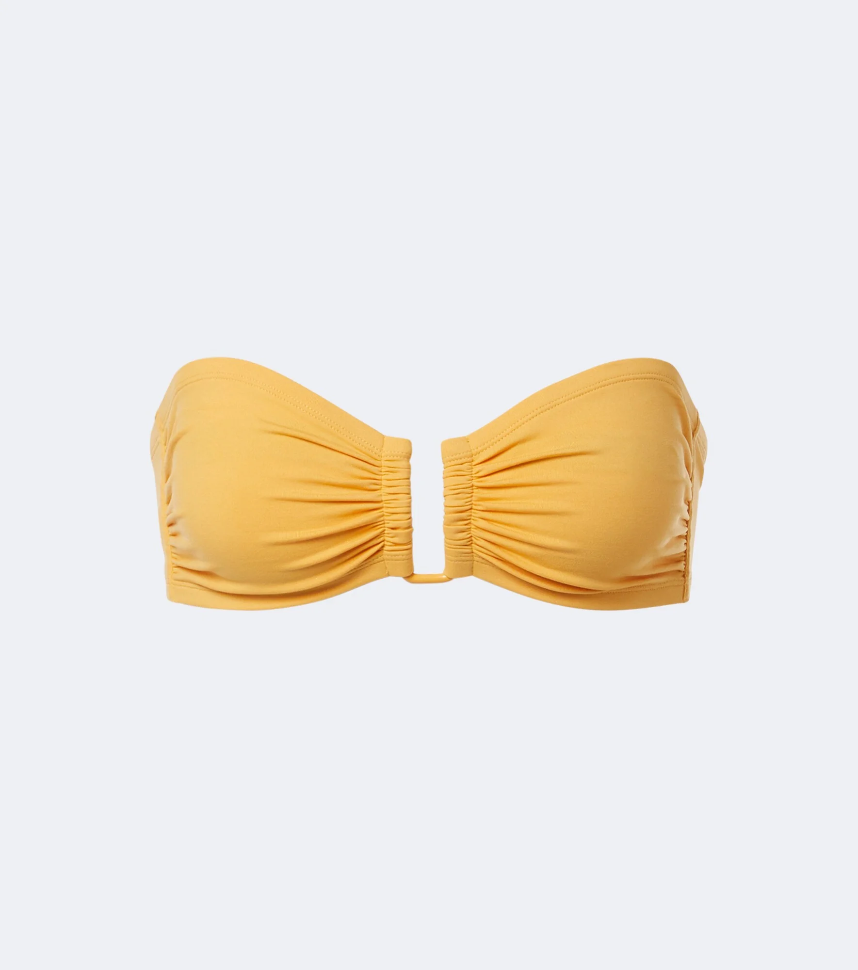 Show gathered bandeau bikini top - 1
