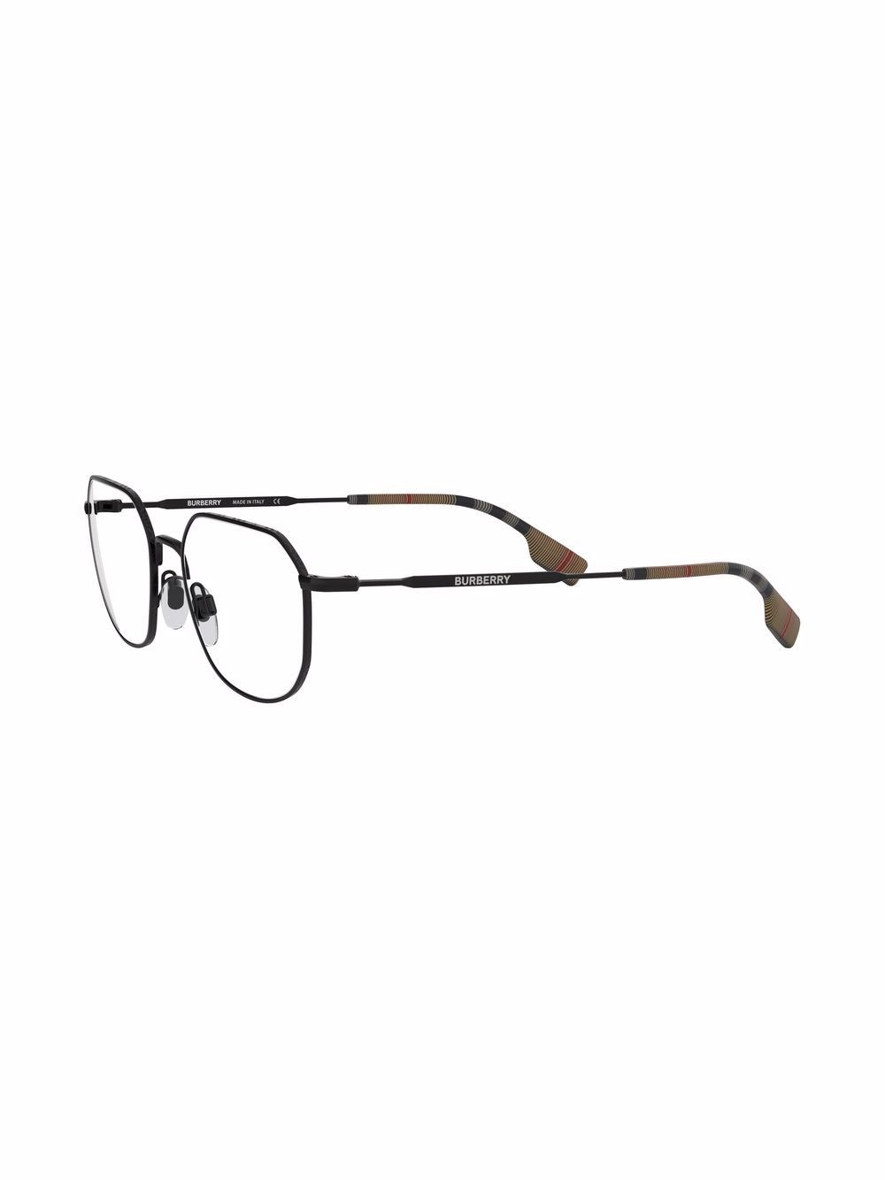 slim square-frame glasses - 2