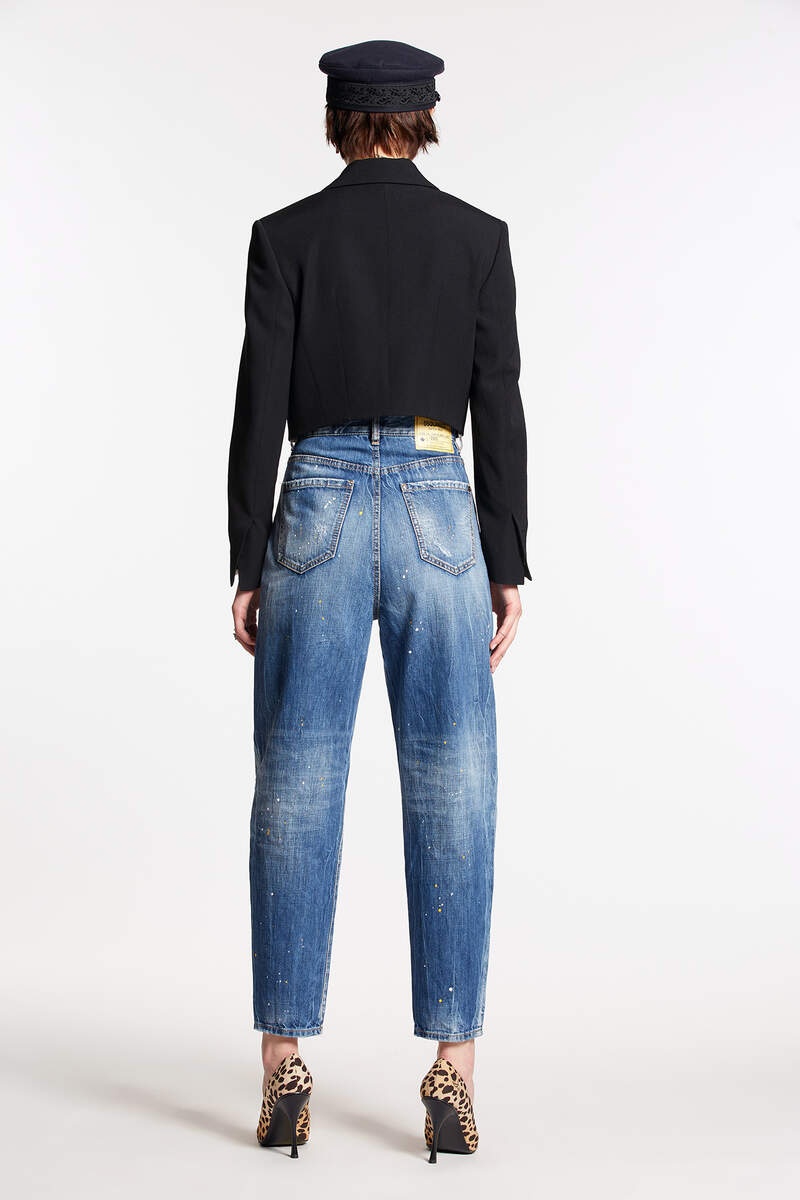 MEDIUM PATCH WASH SASOON JEANS - 2
