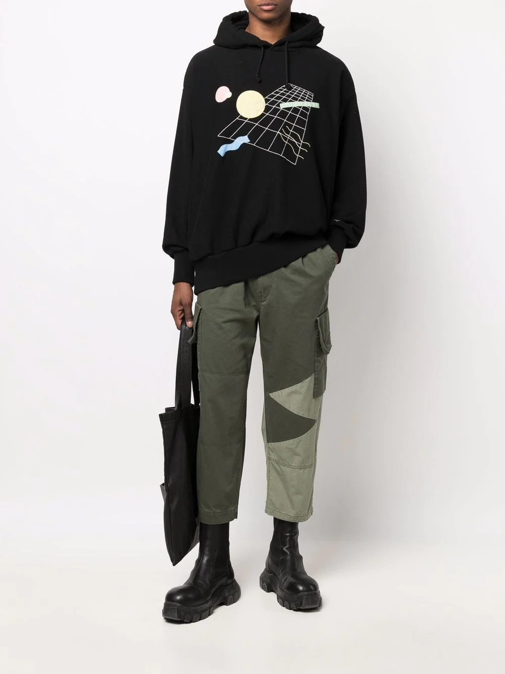 graphic-print hoodie - 2