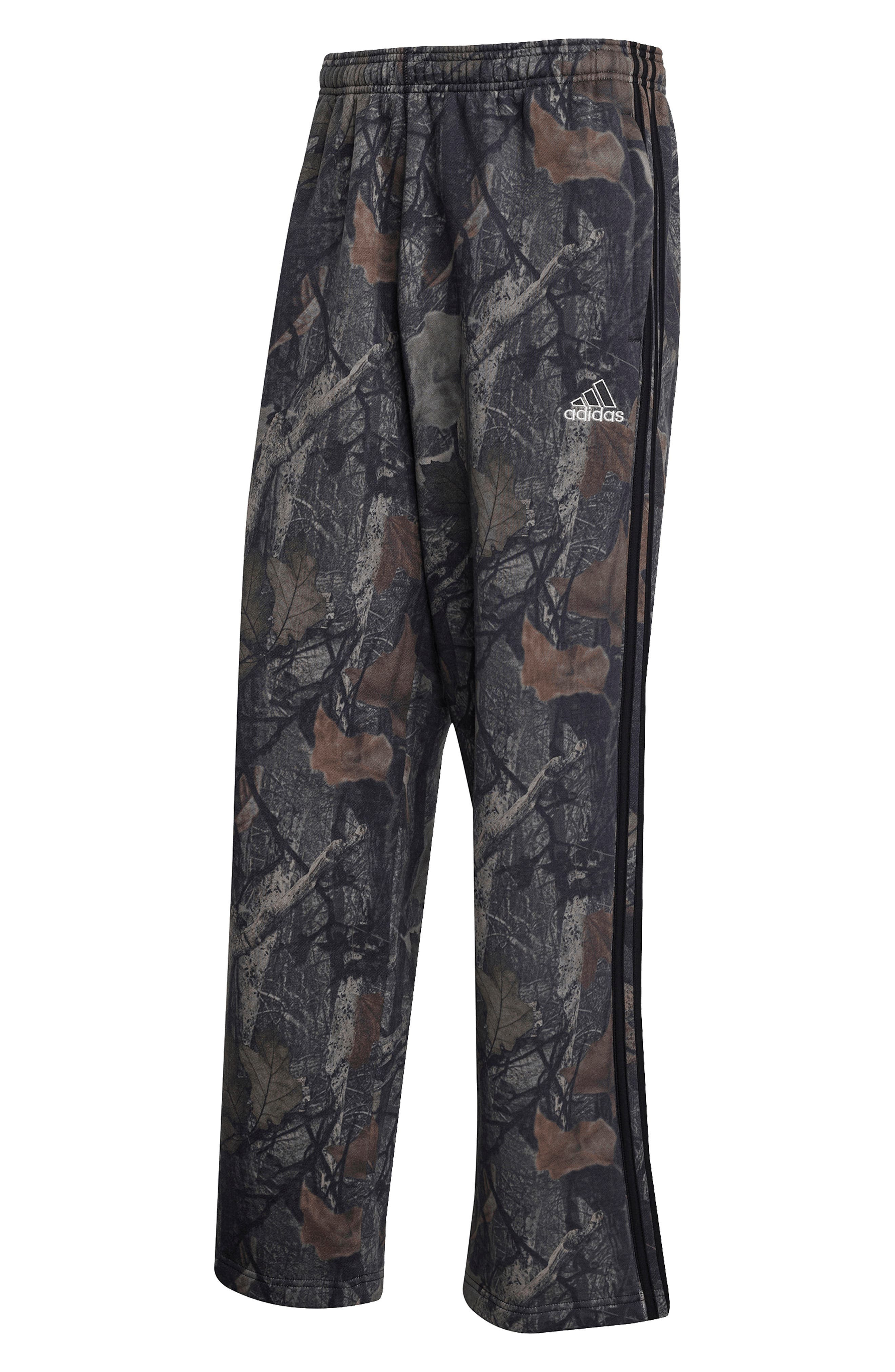 adidas Camo Fleece Sweatpants in Black at Nordstrom - 4