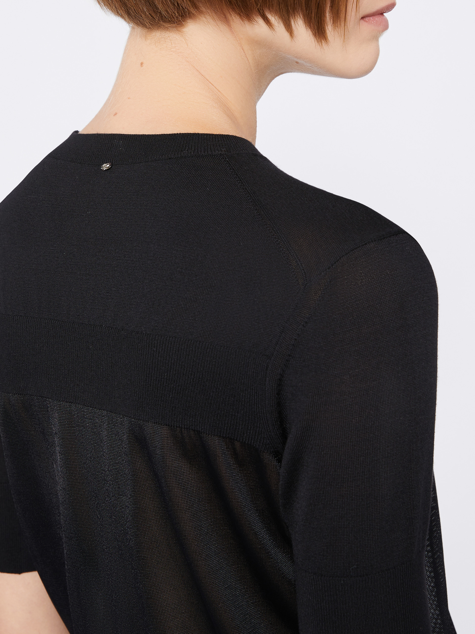 OKRA Bi-material short-sleeved jumper - 5