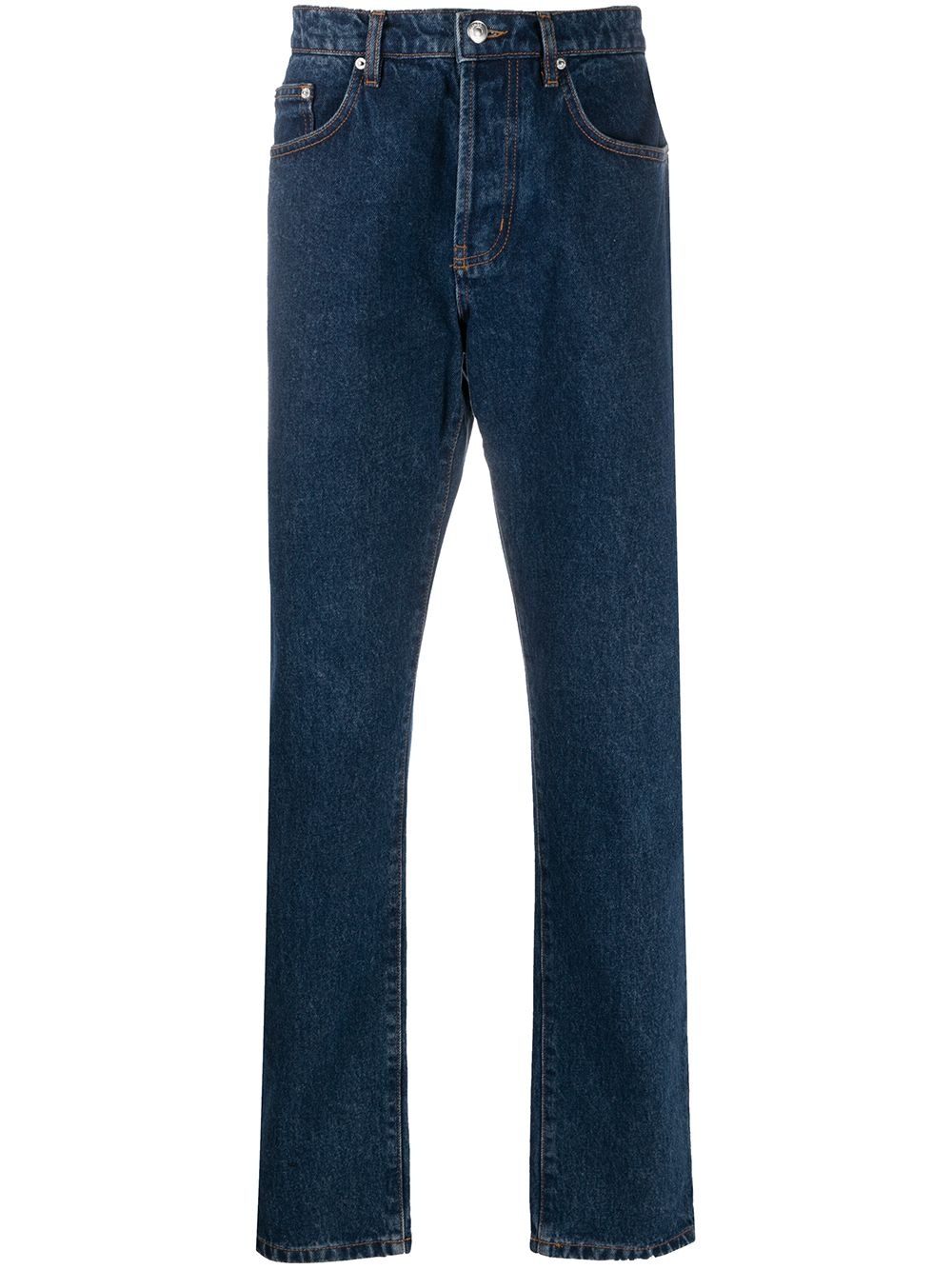 slim fit straight leg jeans - 1