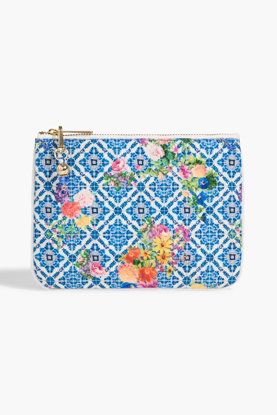 Printed canvas pouch - 1