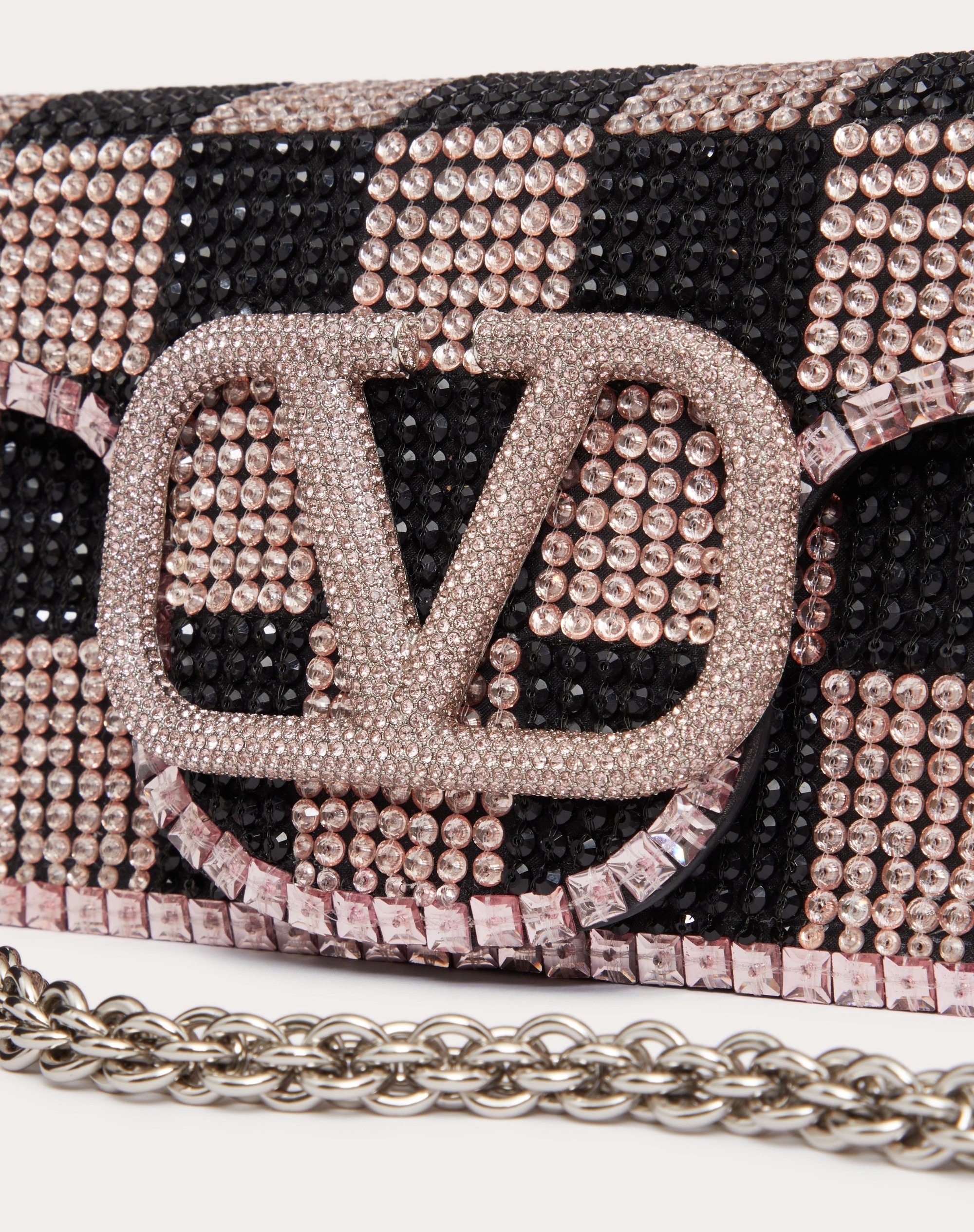 SMALL LOCÒ SHOULDER BAG WITH CHESS EMBROIDERY - 8