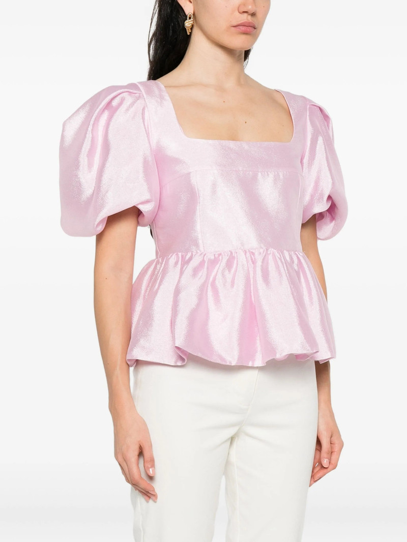 STINE GOYA Stine Goya Puff-sleeve Peplum Top outlook
