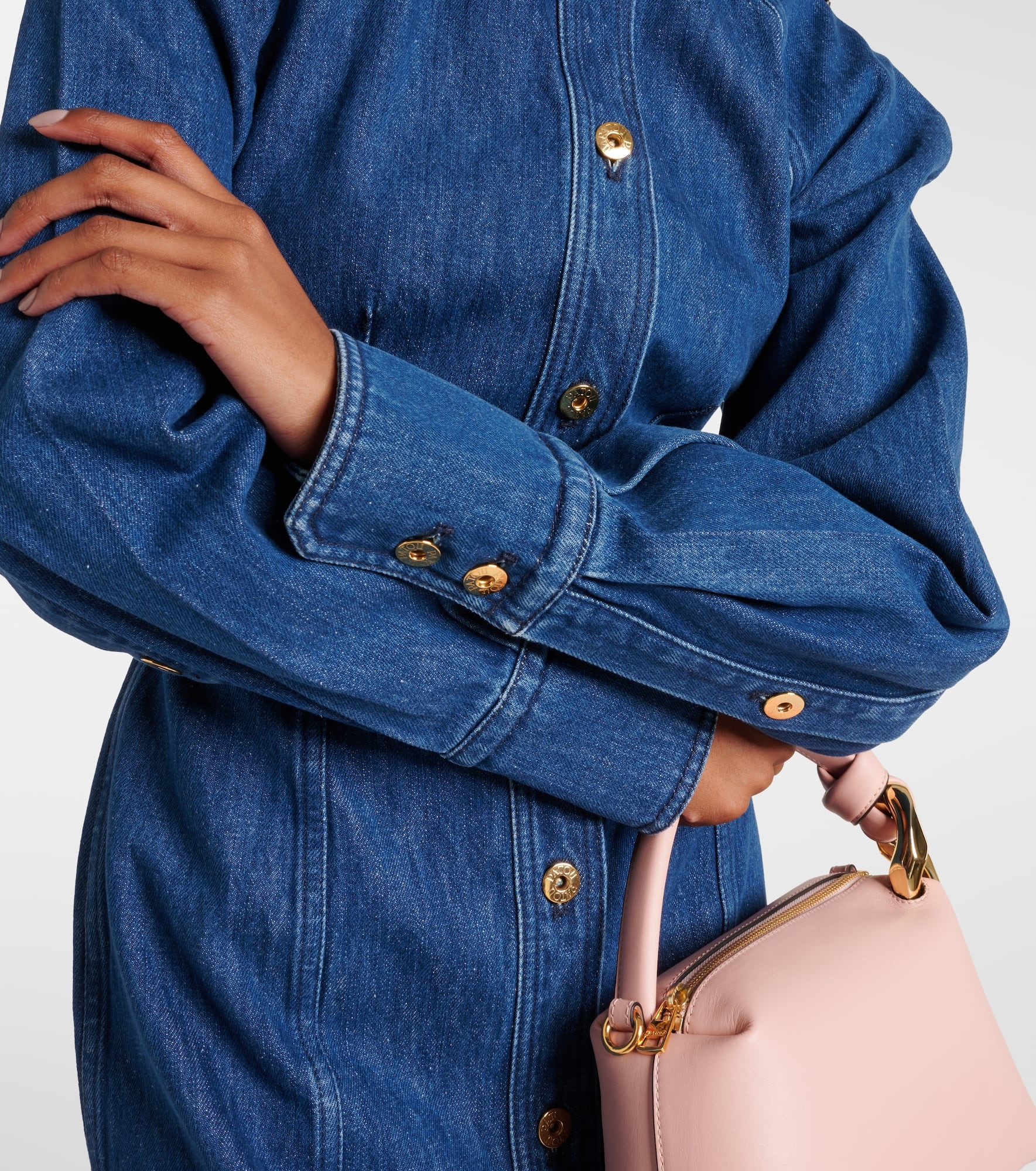 Denim shirt dress - 5