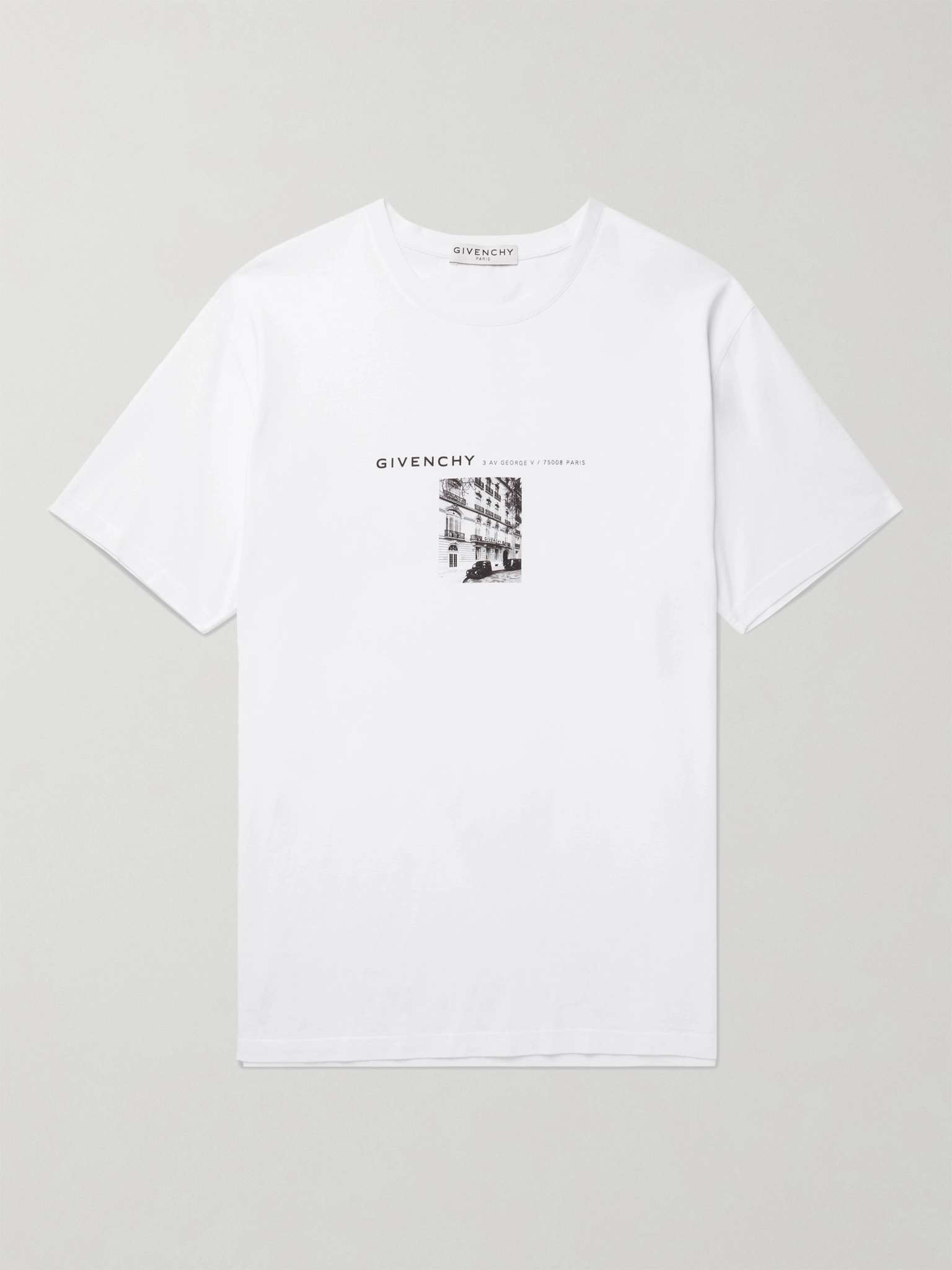 Logo-Print Cotton-Jersey T-Shirt - 1