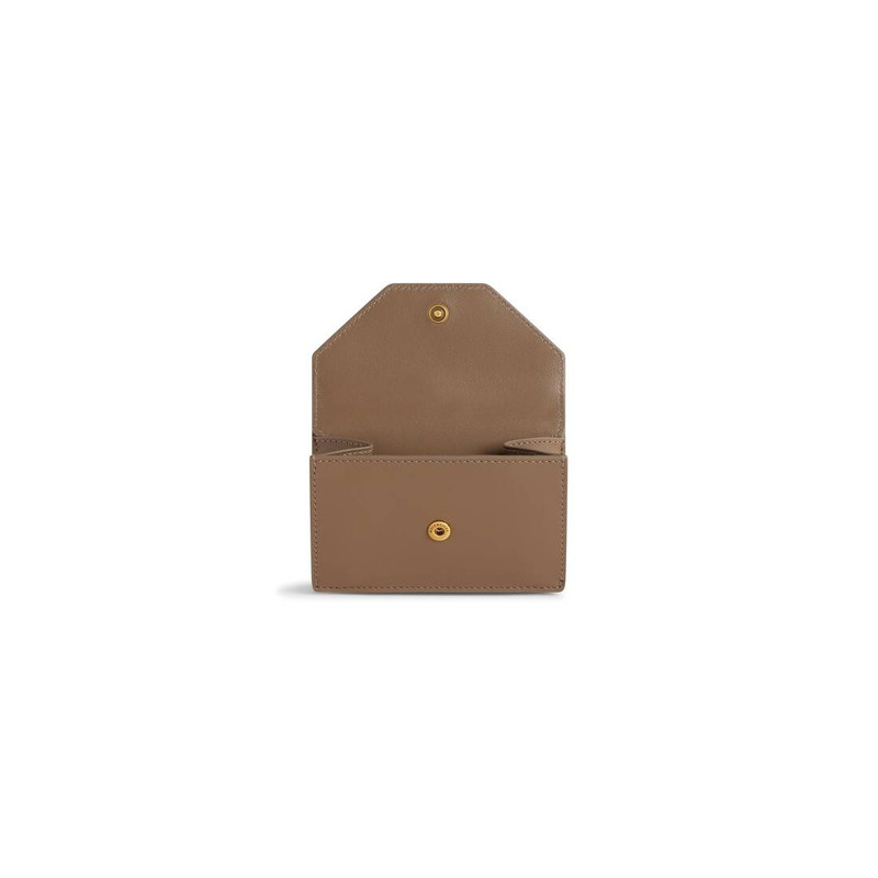 Women's Envelope Mini Wallet  in Brown 2