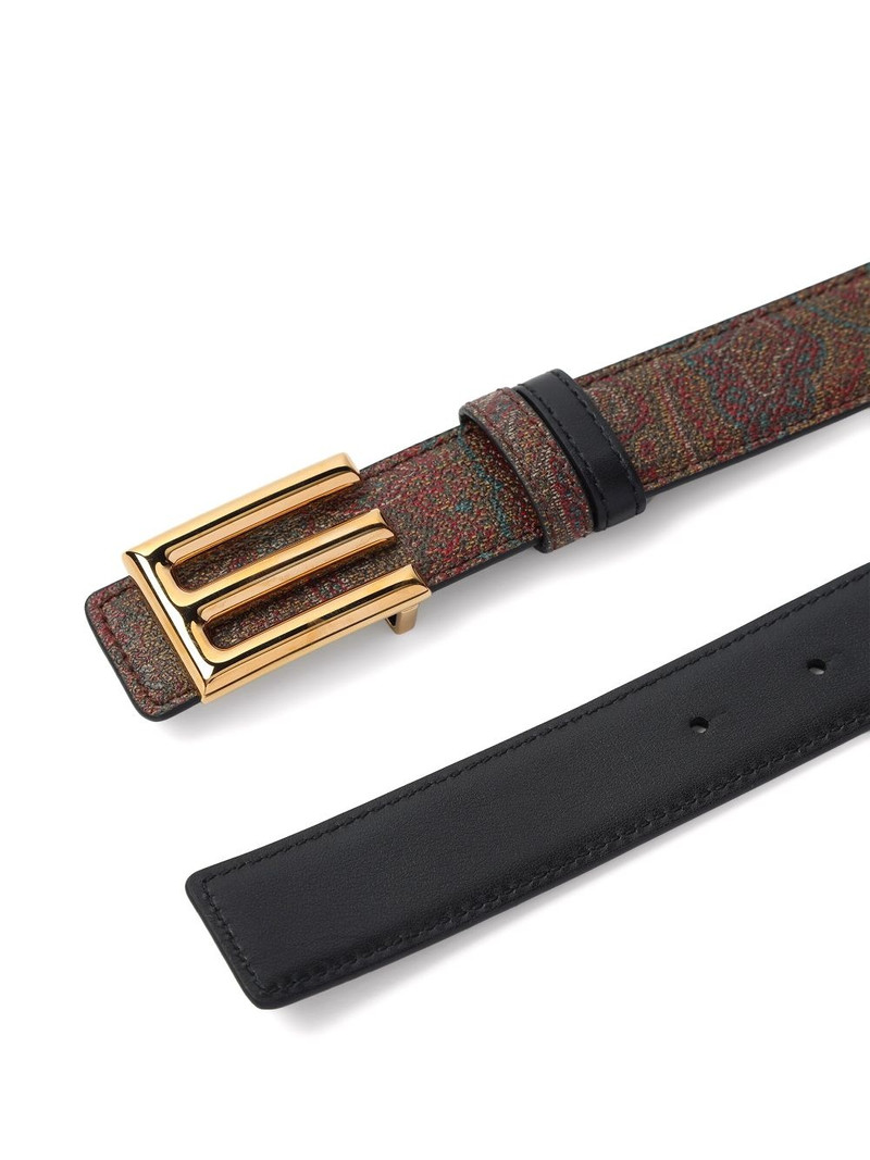 Etro logo-buckle belt outlook